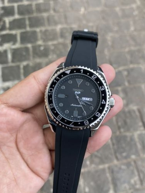 Seiko5 Dlw Silver Black