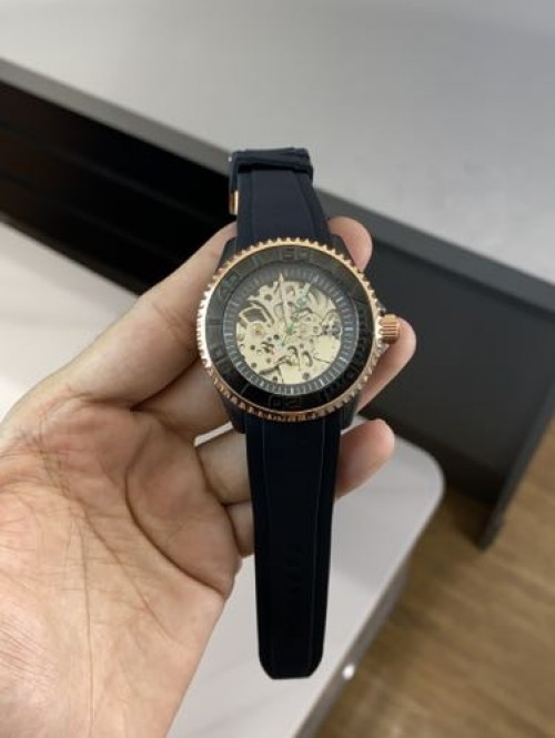 Alternative view of Seiko 5 Skelton Black Copper