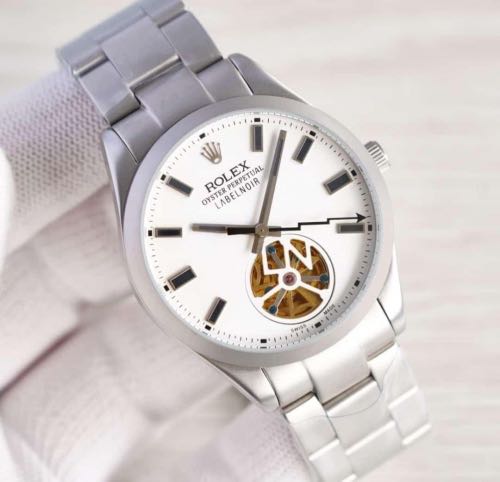 Alternative view of ROLEX LABELNOR WHITE DAIL TOURBILLON A096