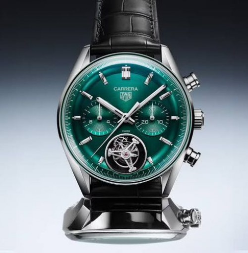 Tag Heuer Tourbillion Quartz Black Green