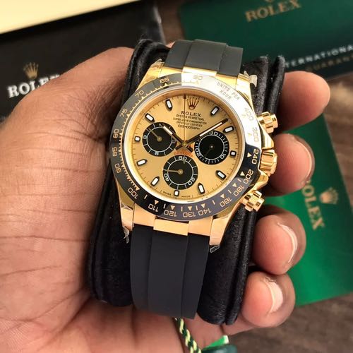 Rolex Daytona Black Gold Silicon