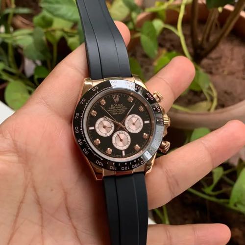 Rolex Daytona Black Rose Gold New YZ