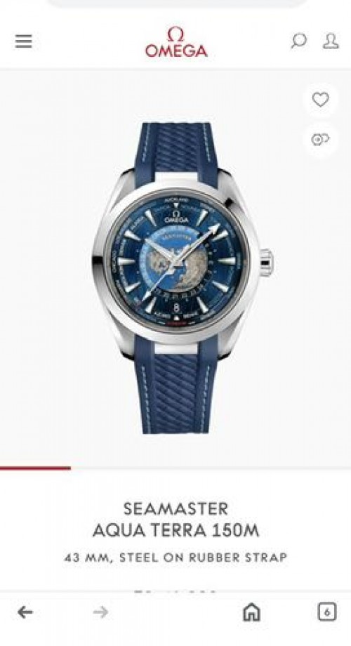 Omegaa Seamaster Aqua Terra 150m