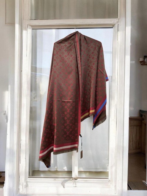 LOUIS VUITTON STOLE WID CARRY BAG