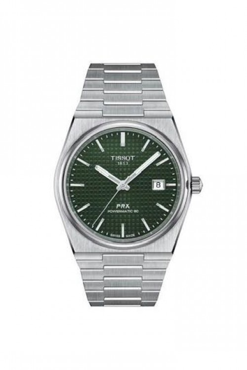 Tissot Prx Powermatic Green Automatic Sapphire Glass