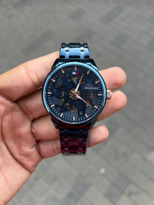 Tommy Hilfige r Chain Automatic Blue