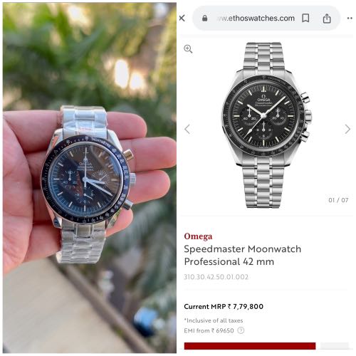 Alternative view of Omega Speedmaster Professional