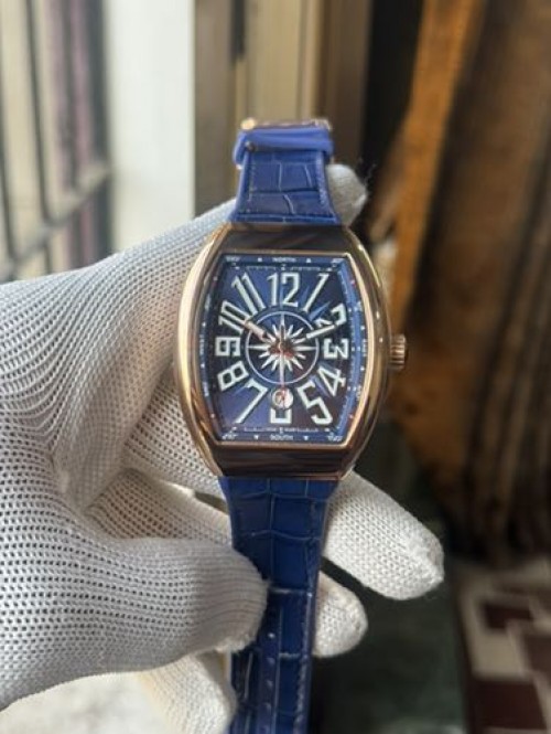 Franck Muller Vanguard Blue Gold