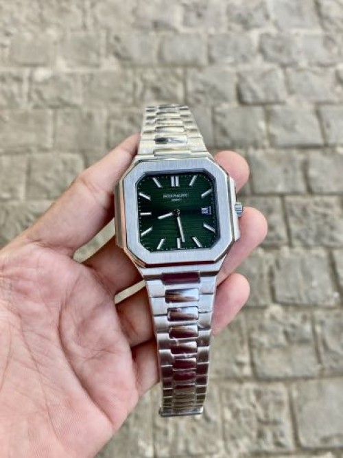 Alternative view of Patek Philippe Cubitus Green Battery