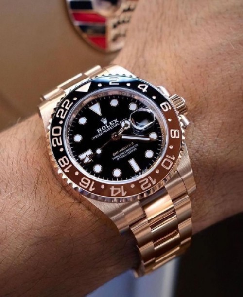 Alternative view of ROLEX YATCHMASTER GMT ROSE GOLD