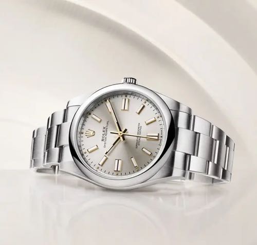 Rolex Oyster Perpetual 41mm Silver Dial