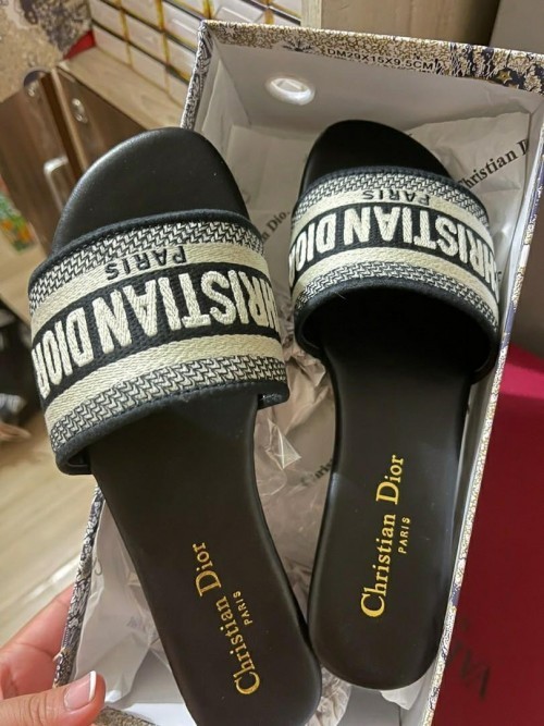 Alternative view of Christian Dior Black Ladies Wid Og Box Card Carry Bag