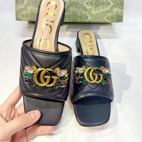 GUCC I BLACK CANARY SLIPPERS FOR WOMEN FIX