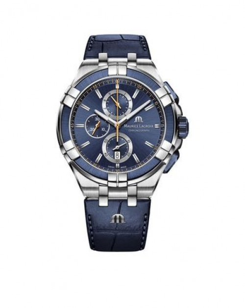 Maurice Lacroix Aikon Chronograph Blue (AUTHENTIC Store Quality)