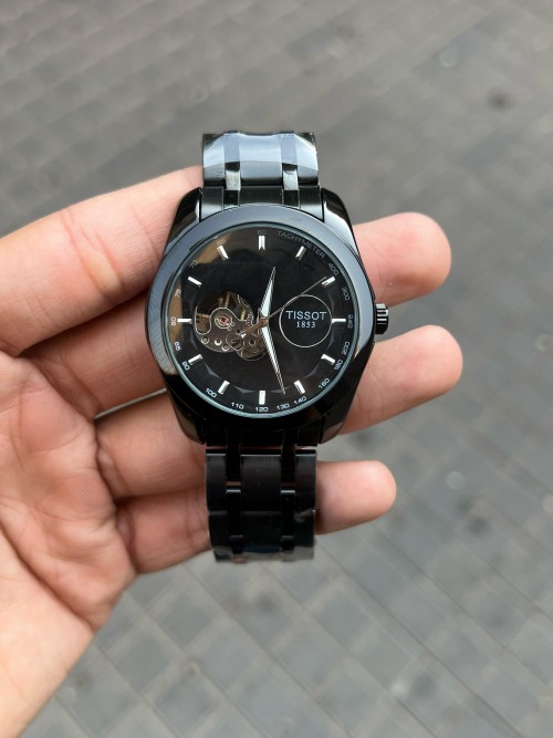 Alternative view of Tisso t 1853 Automatic Open Heart Black