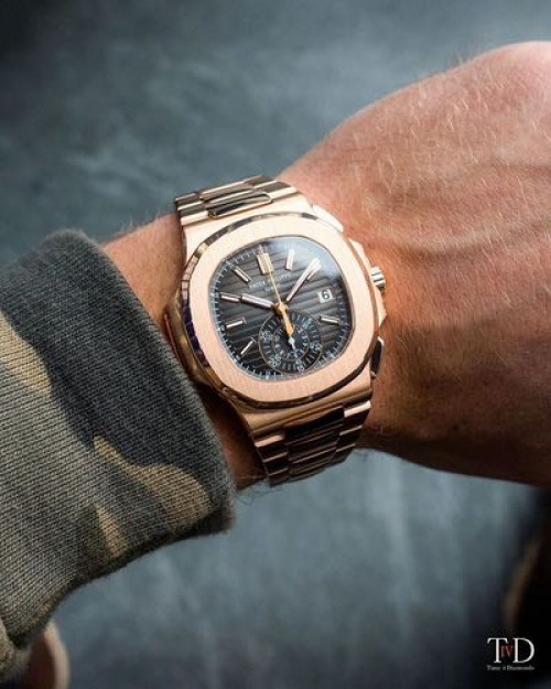 Patek Philippe Nautilus Brown Black Chronograph