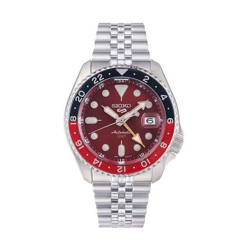 Seiko Sports 5 GMT Passion Red