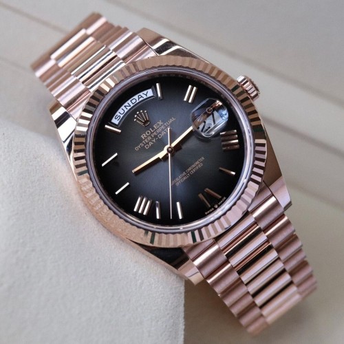 Rolexx DayDate Rose Gold Ombre ZR YZ