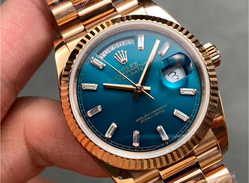 ROLEX DAYDATE ROSEGOLD DIAMOND NUMERS