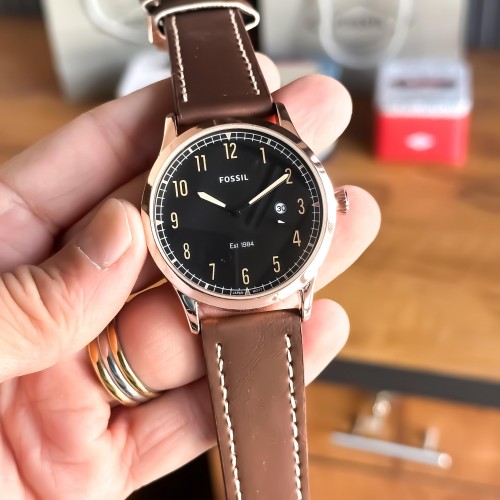 Fossi L Rose Gold Brown