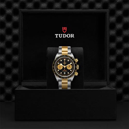Tudor Black Bay Chronograph Silver Gold Black