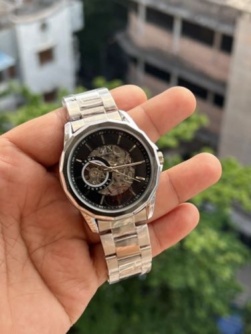 ARMANI EXCHANGE AUTOMATIC SILVER BLACK