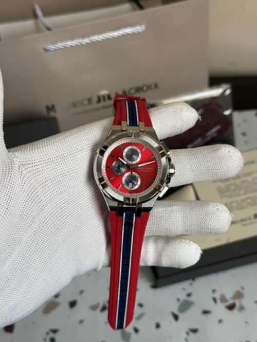 Alternative view of Maurice Lacroix Aikon Chronograph Red AUTHENTIC Store Quality
