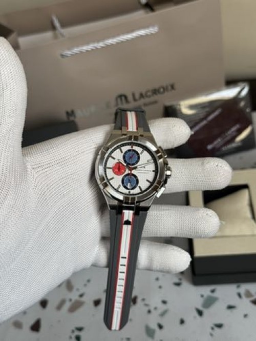Alternative view of Maurice Lacroix Aikon Chronograph Grey AUTHENTIC Store Quality