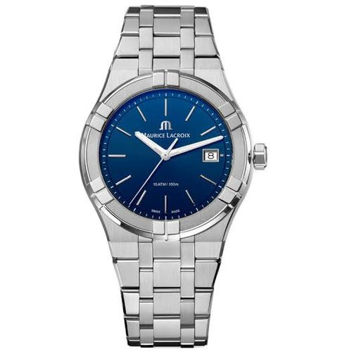 Maurice Lacroix Aikon Silver Blue AUTHENTIC Store Quality