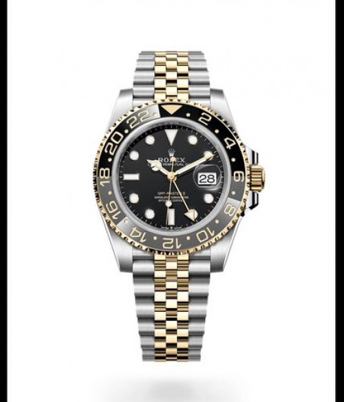 Rolex GMT Master II Silver Gold
