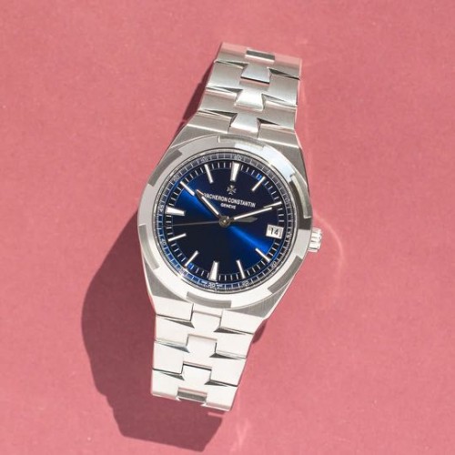 Vacheron Constantin Overseas Silver Blue