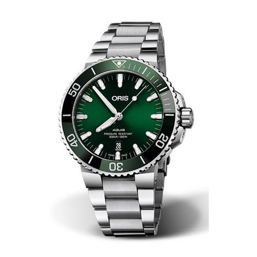 Oris Aquis Date Green