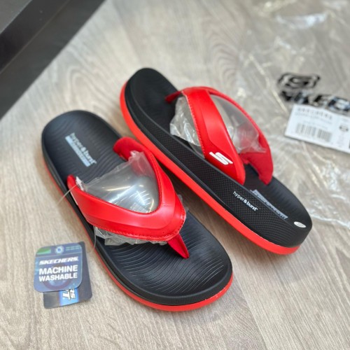 Alternative view of Skecher S Hyper Burst Simplex Red Black Premium Slides