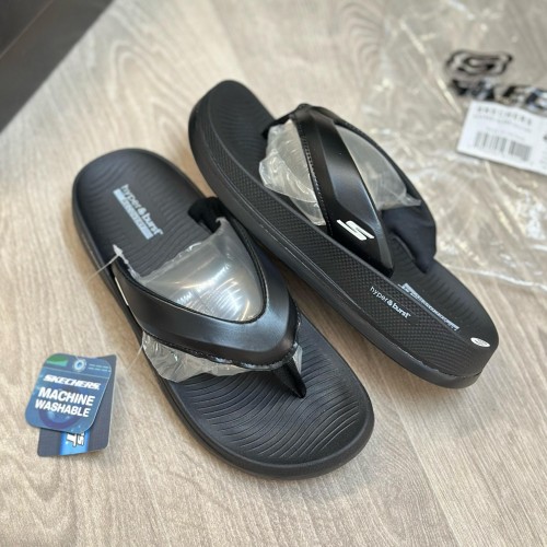 Alternative view of Skecher S Hyper Burst Simplex Full Black Premium Slides