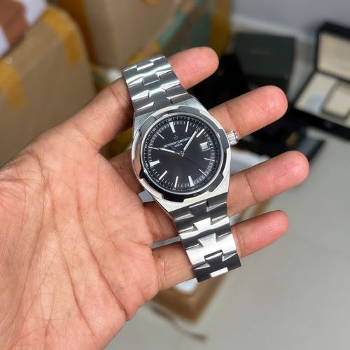 Vacheron Constantin Overseas Silver Black