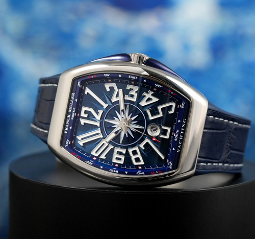 Alternative view of Franck Muller Vanguard Blue Silver (New Edition)