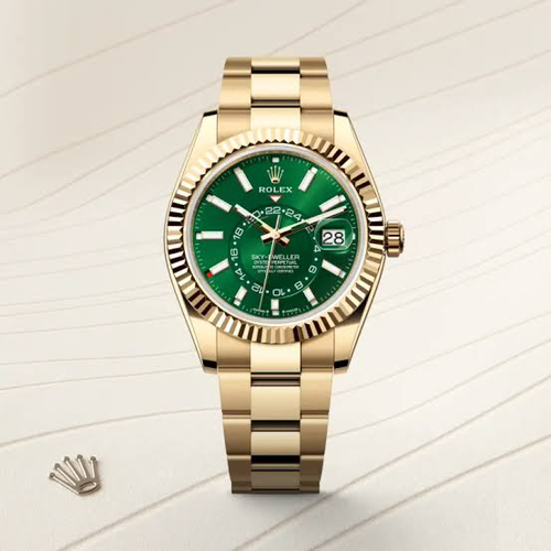 Rolex Sky Dweller Gold Green Oyster 2025