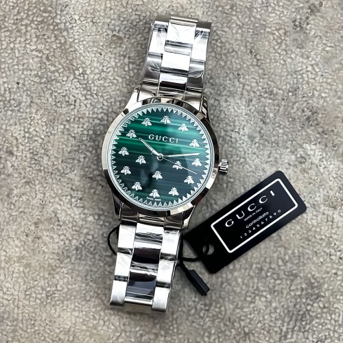 Gucc I Green Dial
