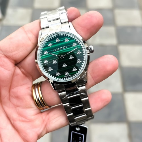 Gucc I Green Dial