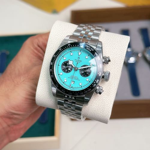 Tudor Black Bay Chrono Flamingo Blue