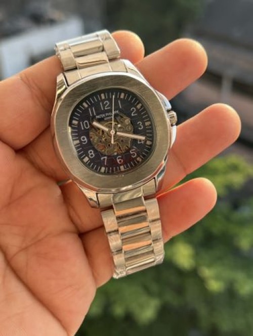PATEK PHILIPPE SILVER BLUE AUTOMATIC