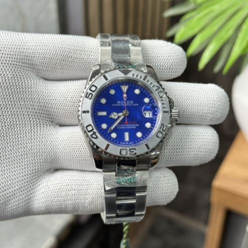 Alternative view of Rolex Yatch Master Oyster Blue Dial