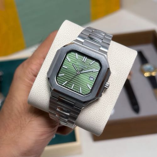 Patek Phillipe Cubitus Stainless Steel Green Dial
