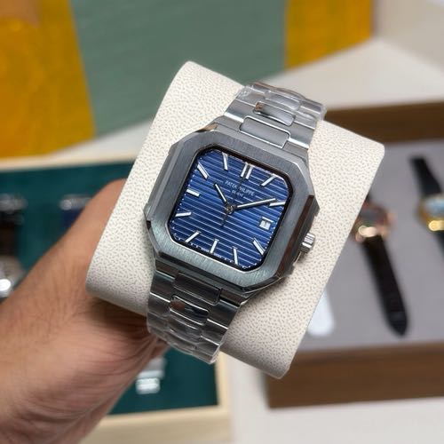 Patek Phillipe Cubitus Stainless Steel Blue Dial