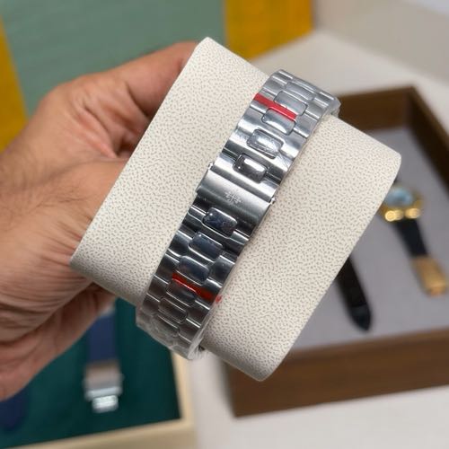 Alternative view of Patek Phillipe Cubitus Stainless Steel White Dial