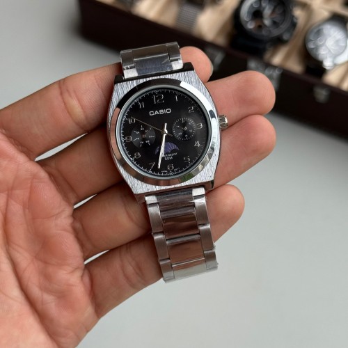 Casio Standard Analog Men S Moon Phase Dial Quartz MTP M300D