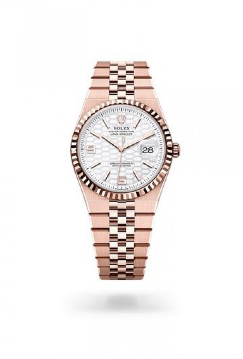 ROLEX LAND DWELLER ROSEGOLD WHITE