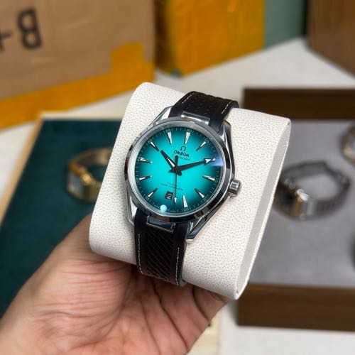 2025 New Batch Omega Semaster Aqua Terra Turquoise