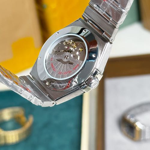 Alternative view of Omega Constellation Steel On Steel White Dial