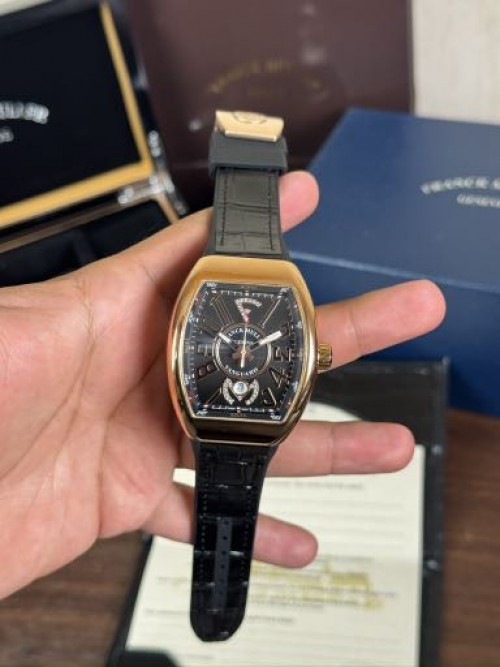 Franck Muller Vanguard Black Rose Gold